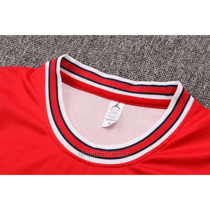 Chandal del Paris Saint-Germain Jordan Manga Corta 2022-2023 Rojo - Pantalon Corto